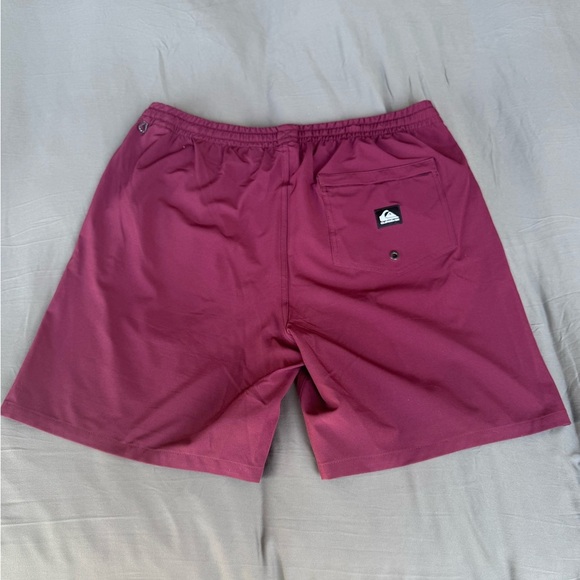 Quiksilver Dark Red Swim Shorts - Picture 6 of 6